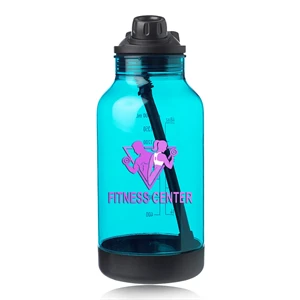 64 oz. Plastic Sports Bottle with Capacity Markings