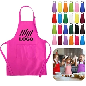 Kids Cooking Aprons With Adjustable Strap