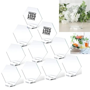 Custom Clear Acrylic Place Cards