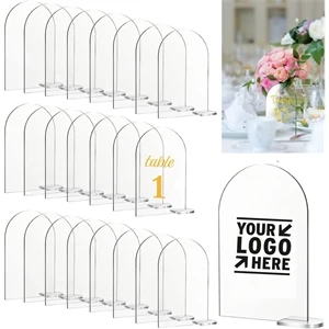 Clear Sign with Stands for Wedding