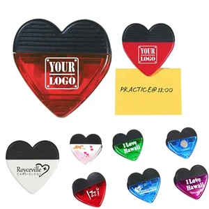 Heart Shaped Strong Magnetic Memo Clip