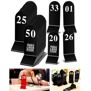 Table Numbers Signs for Wedding