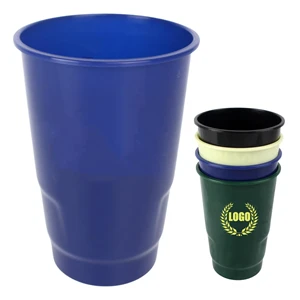 Full Color 16oz Plastic Stadium Cup Party Drinkware