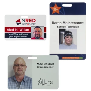 Custom Logo Full Color Digitally Printed Photo Identification