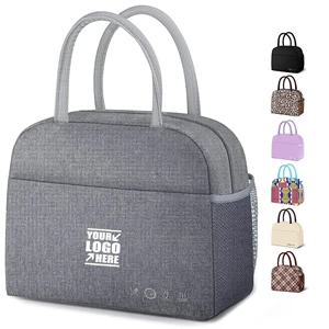 Custom Logo Custom Reusable Leakproof Insulated Lunch Tote Cooler Bag