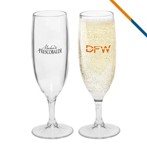 Algo Plastic Champagne Flutes - 6.7 OZ.