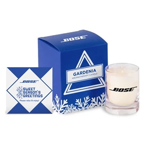 3oz. Glass Votive Candle in Soft Touch Gift Box