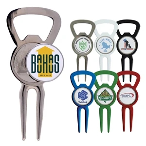 Golf Divot Tool Bottle Opener Ball Marker