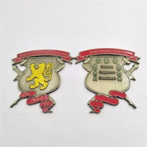 Custom Shape Die Casting Challenge Coin