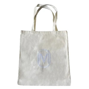 Embroidery Calico Cotton Shopping Tote Bag