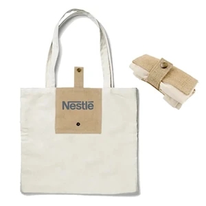 Canvas Foldable Tote Bag 8 Oz