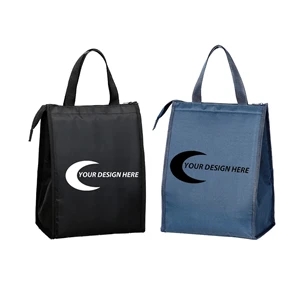 Custom Logo 600D Oxford Cooler Tote Bag w/ Custom Imprint