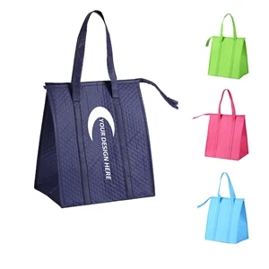 Custom Logo Customized Non-Woven Insulated Cooler Tote Bag
