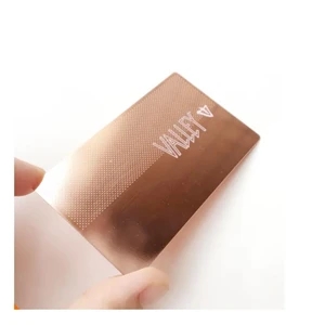 Gold  Metal Business Cards