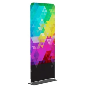 FULL COLOR PRINTED-TENSION FABRIC INSERT & STAND 36"X90"