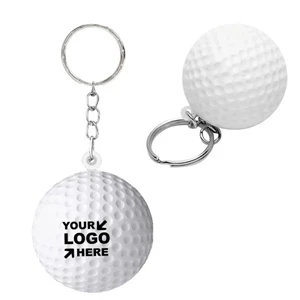 Golf Ball Keyring Stress Reliever