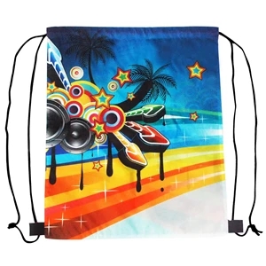 14" x 17" 210D Drawstring Bag 2 Sides Full Color Printed