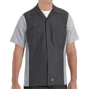 Red Kap Short Sleeve Automotive Crew Shirt - Tall Sizes
