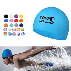 MOQ30 Comfortable Silicone Swimming Cap