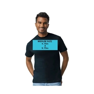 Full Color Gildan T-Shirt, Single Side, Medium Size
