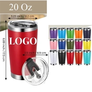 20 Oz Double Wall Vacuum Insulated Travel Mug