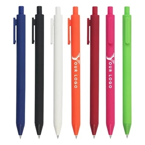 Candy Color Plastic Click Pen