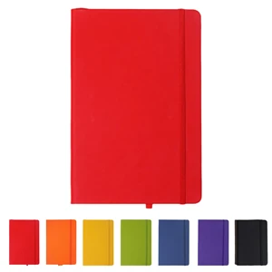 Custom Logo MOQ 50 Full Color A6 PU Hardcover Notebook