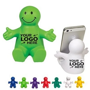 Smiley Face Guy Stress Reliever Phone Holders