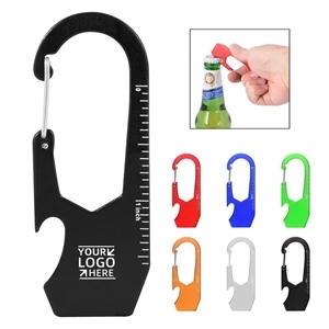 Ruler Carabiner Bottle Opener