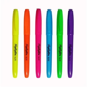 Pocket Style Highlighters, Chisel Tip, Assorted Colors