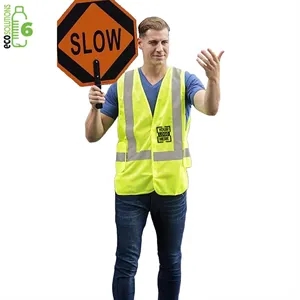 Hi Viz rPET Class 2 Adjustable Breakaway Mesh Safety Vest