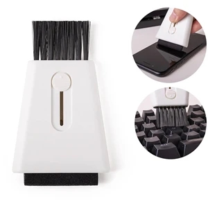 Dual Head Mini Retractable Keyboard Brush