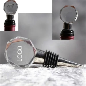 Engraved Crystal Bottle Stopper