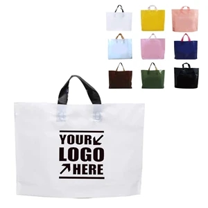 Soft Handle Plastic Tote Bag