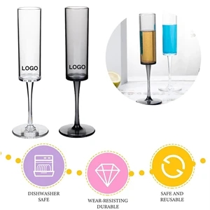 Clear Champagne Glass