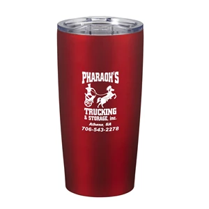 Custom Logo 20 oz. Insulated Travel Tumbler - Matte Finish