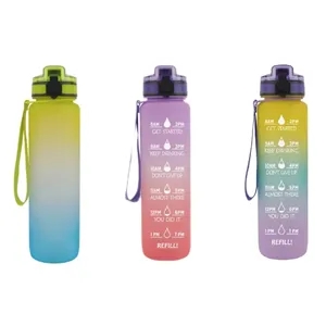 Frosted Fitness Sports Water Bottle, 32 oz.