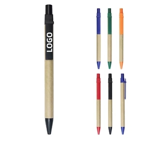 Kraft Retractable Ballpoint Pen