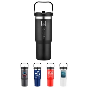 Tollara 30 oz Vacuum Insulated Tumbler with Flip Top Spout