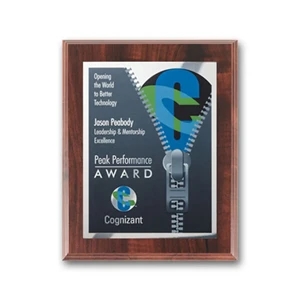 SpectraPrint™ Plaque - Walnut Silver