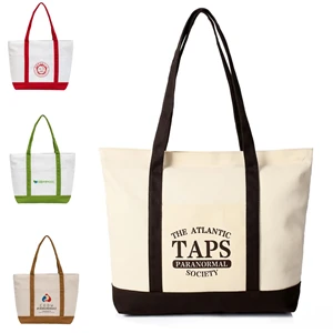 Customizable Promotional Canvas Captain Tote Bag