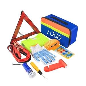 Comprehensive Emergency Car Tool Kit with Case - Safety and