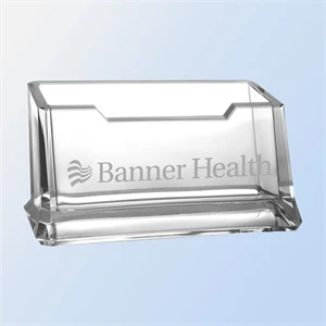 Acrylic Single Tier Business Card Holder
