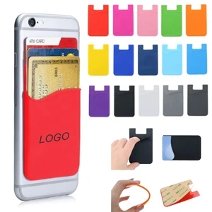 Silicone Phone Wallet Card Holder