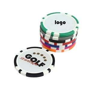 Poker Chip Golf Ball Marker