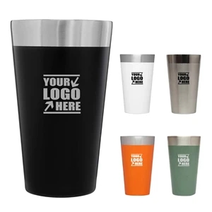 16oz The Stacking Beer Pint Matte Black