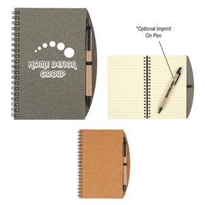 5" x 7" Eco-Inspired Spiral Notebook & Pen