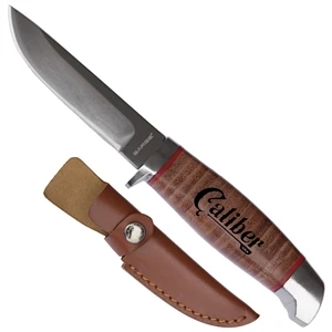 TK Retro - Stacked Leather Fixed Blade