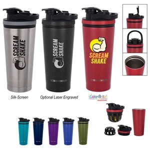 26 Oz. Stainless Steel Shaker Bottle