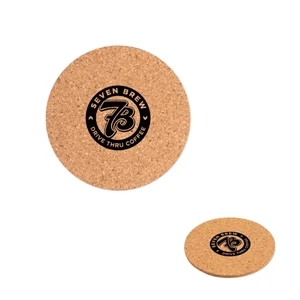 Round Cork Coaster